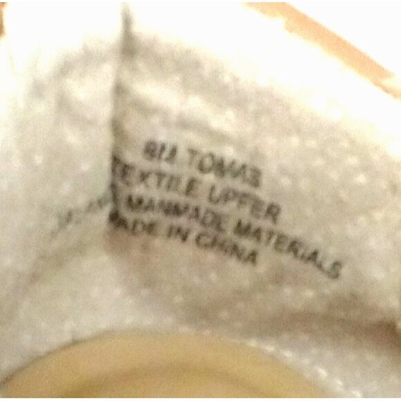 Dolce Vita Sneakers Tomas Rope Canvas Taupe Paint Splatter Platform Shoes - 8M - Picture 7 of 8